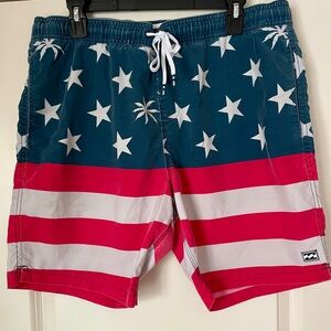 Billabong Sundays Layback Board Short | Surf | Tropics Stars & Stripes | L